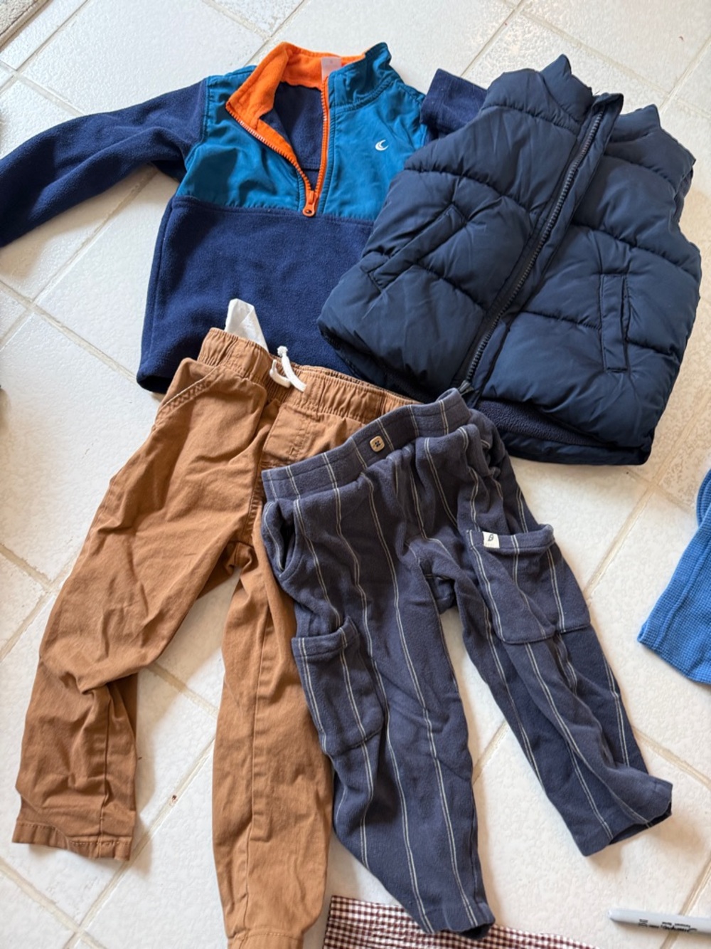 Bundle of boys clothes
